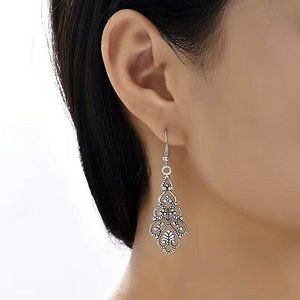 NEW Women's Fashion Jewelry Accessories Hollow Metal Drop Earrings